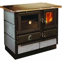 Отопительно-варочная печь с водяным контуром MBS Thermo Magnum Stone L